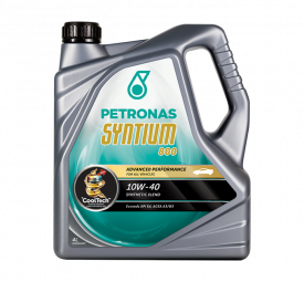 PETRONAS Syntium 800 engine oil bottle